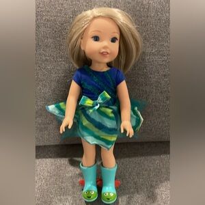 American Girl Welliewishers 14.5” Camille Doll and accessories